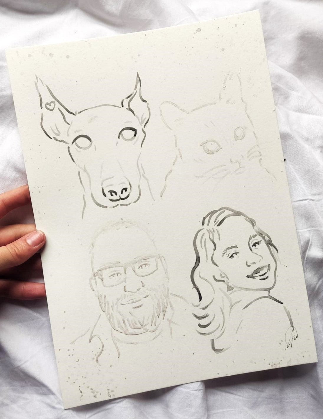 Ilustración Silueta personalizada