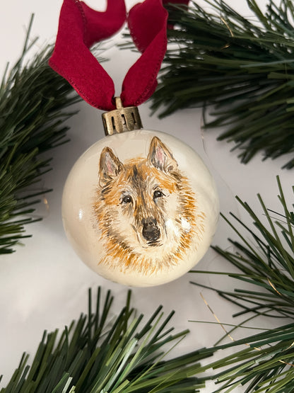 Bola de navidad mascota