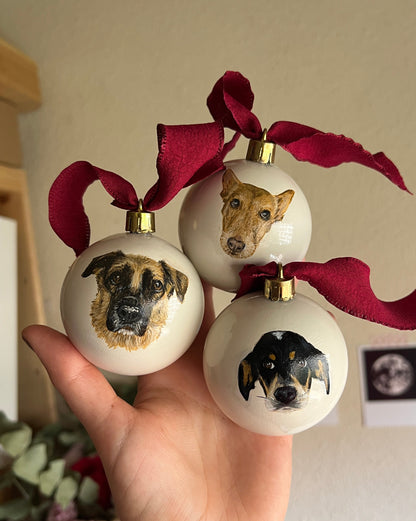 Bola de navidad mascota