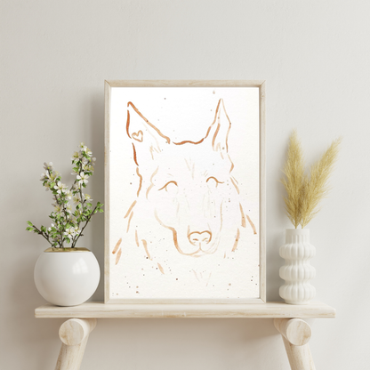 Ilustración Silueta mascota