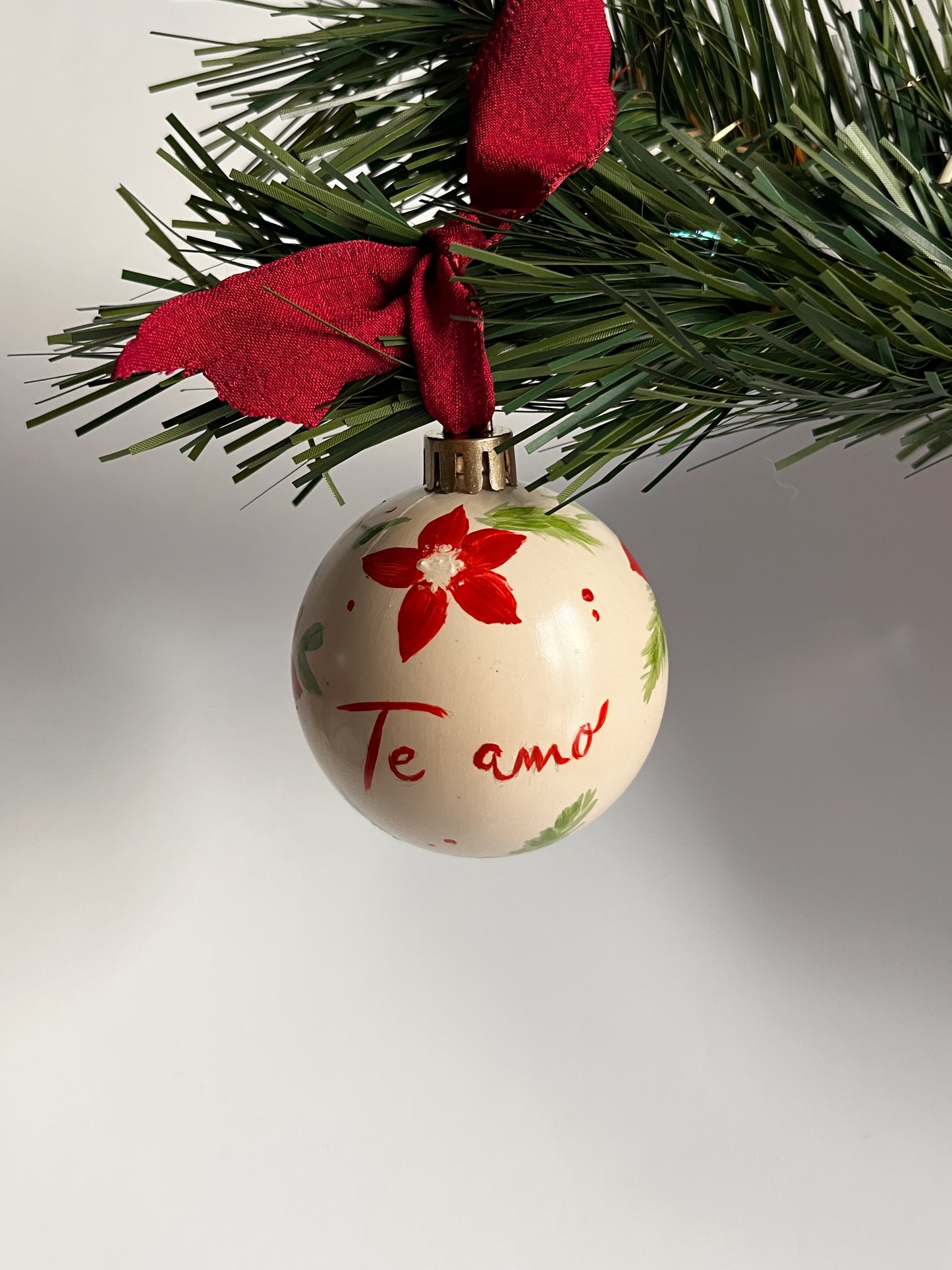 Bola de navidad con nombre o frase