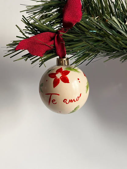 Bola de navidad con nombre o frase