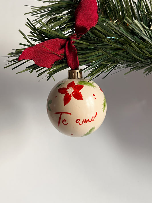 Bola de navidad con nombre o frase