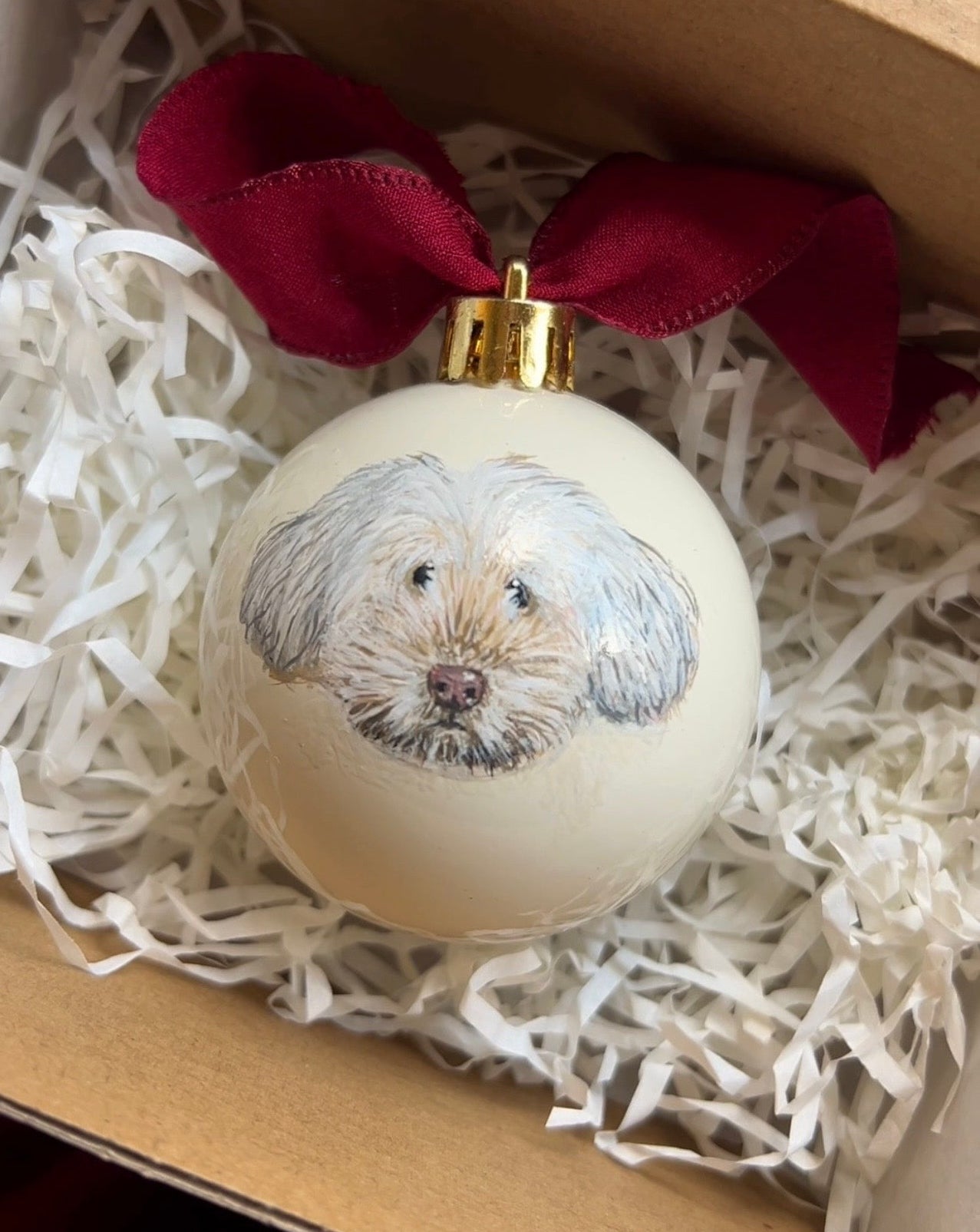 Bola de navidad mascota