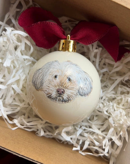 Bola de navidad mascota