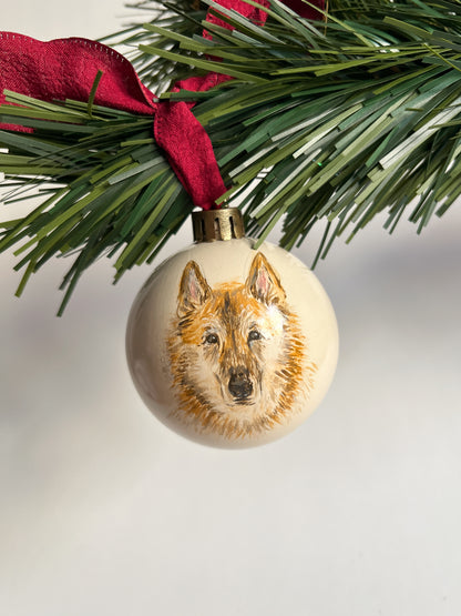 Bola de navidad mascota