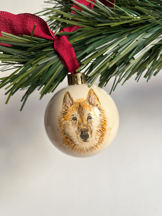 Bola de navidad mascota