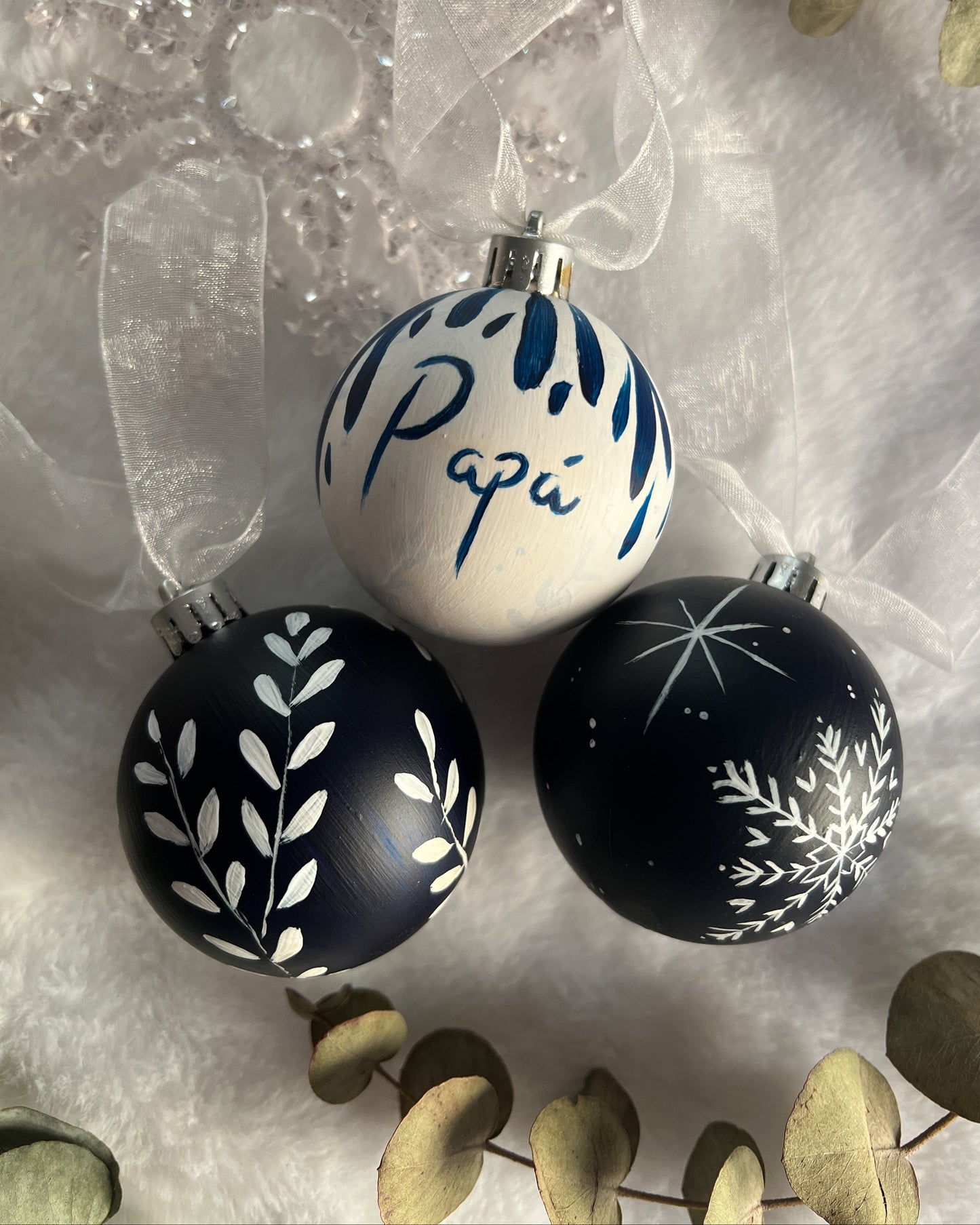 Packs 3 Bolas de navidad