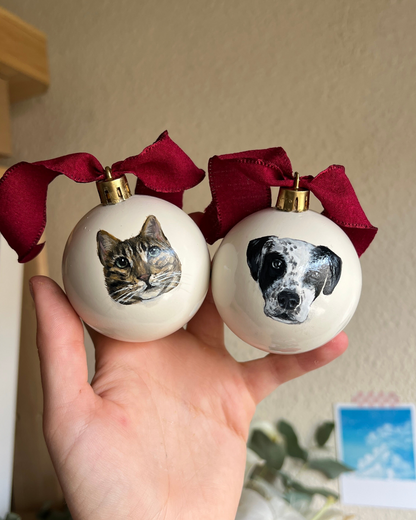 Bola de navidad mascota