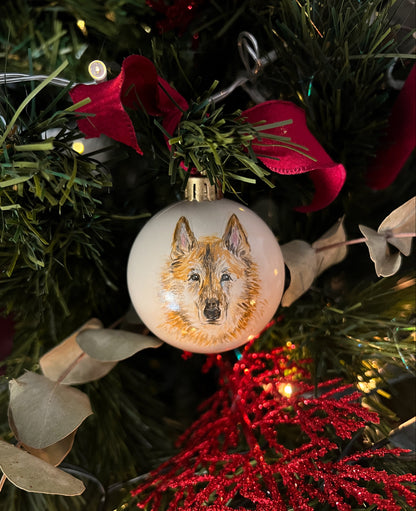 Bola de navidad mascota