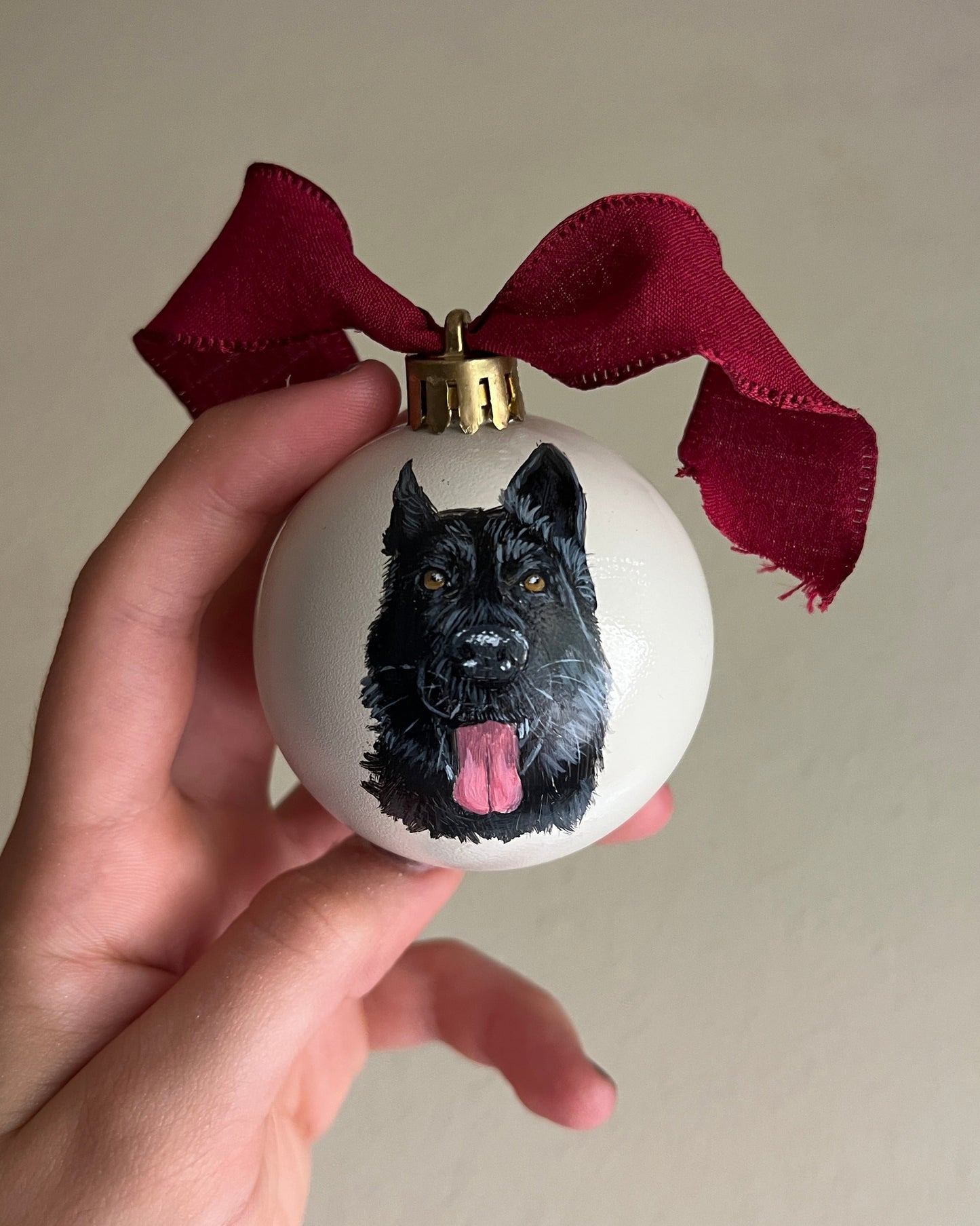 Bola de navidad mascota