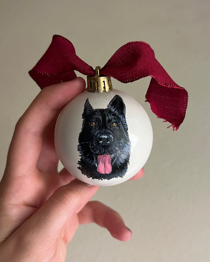 Bola de navidad mascota
