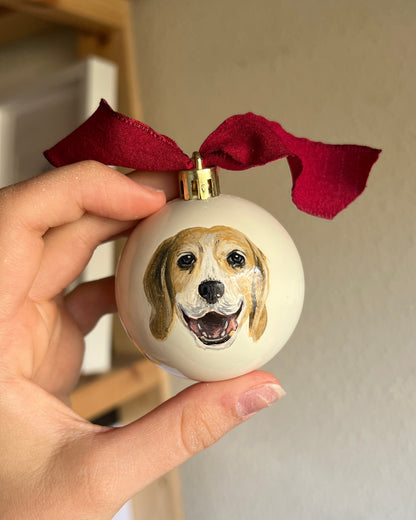 Bola de navidad mascota