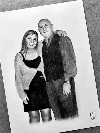 Ilustración a Lápiz personalizada