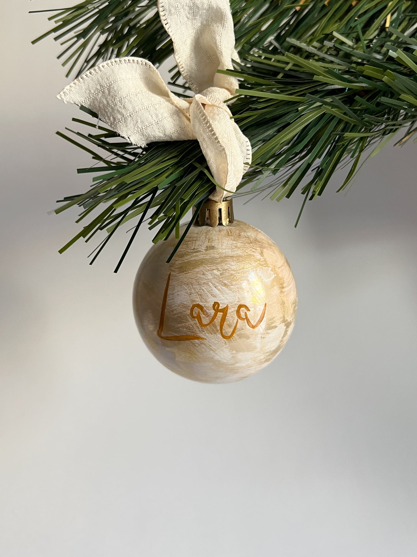 Bola de navidad con nombre o frase