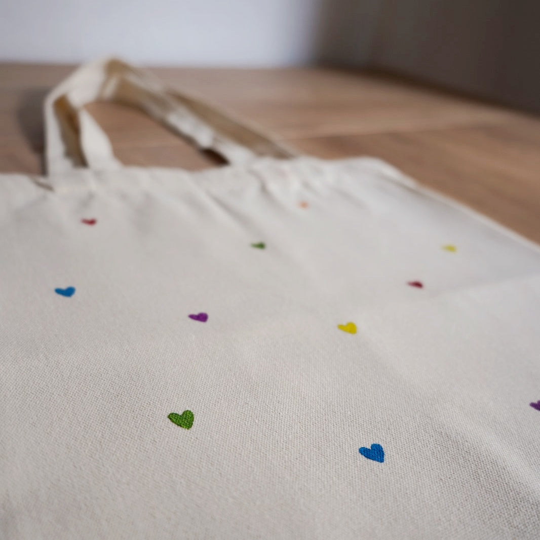 Tote bag Corazones