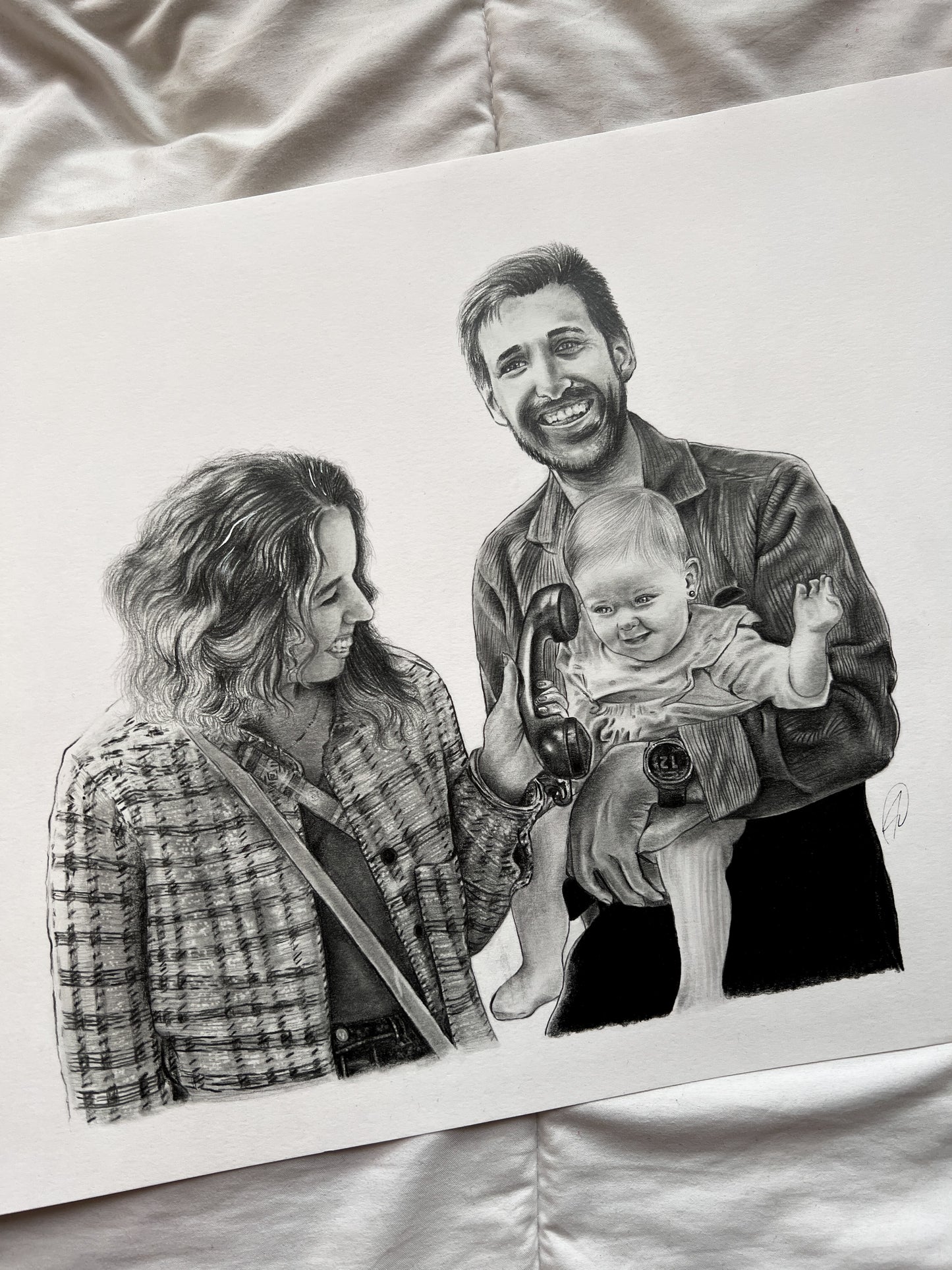 Ilustración a Lápiz personalizada