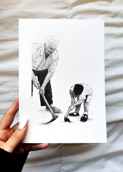 Custom Pencil Illustration