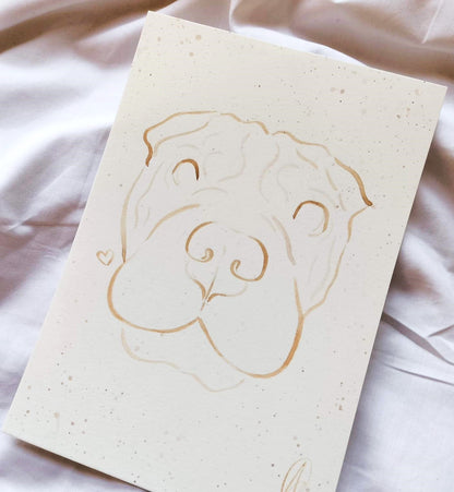 Ilustración Silueta mascota